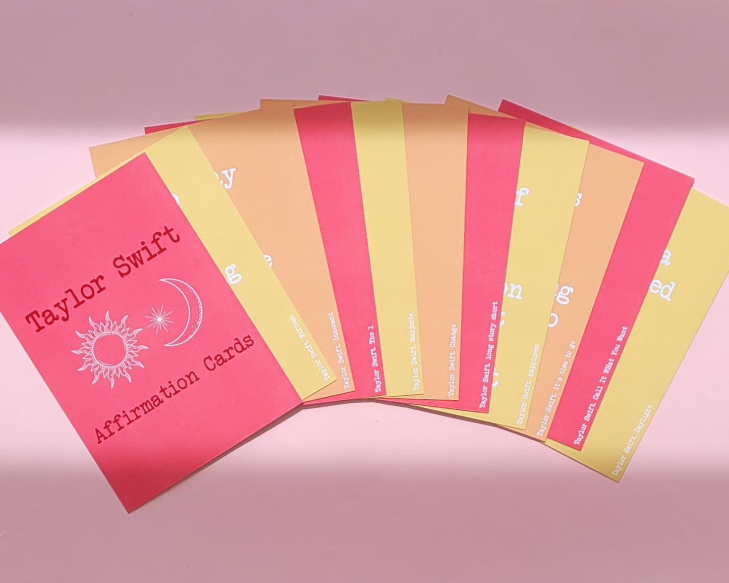 Taylor Swift Affirmation Cards V1