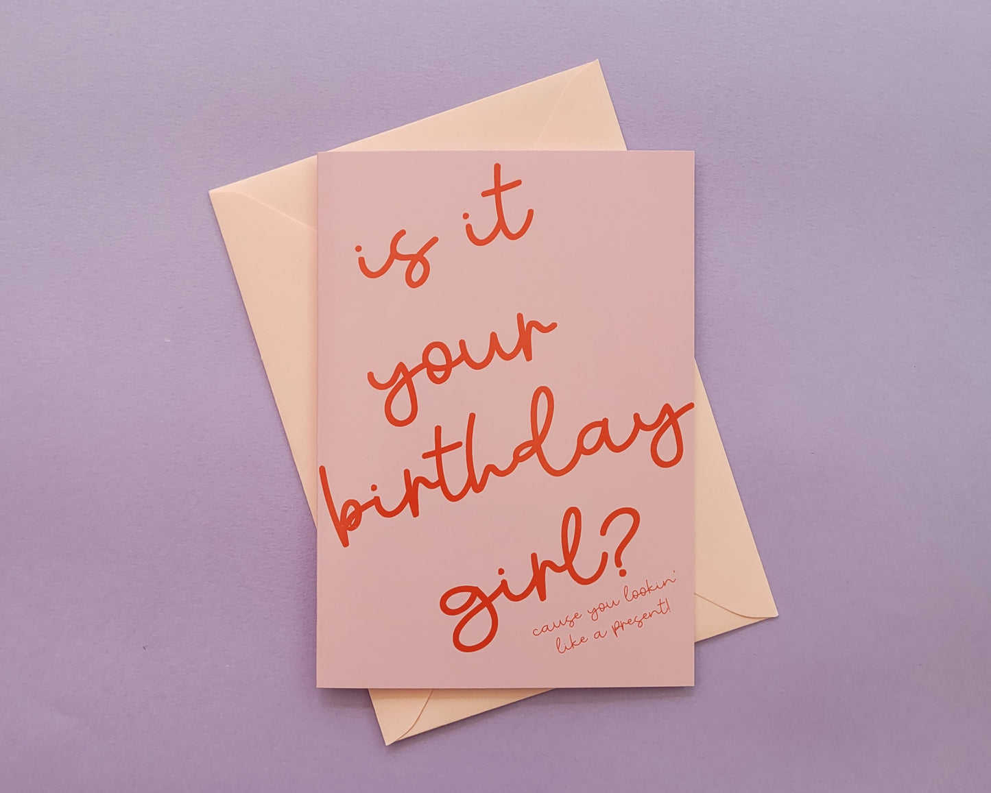 Is It Your Birthday Girl? - Greeting Card