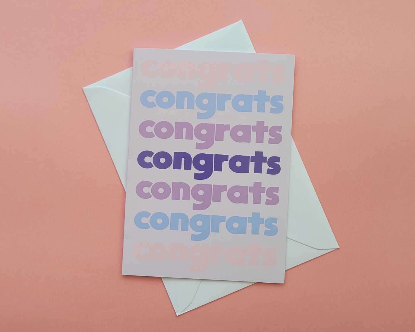 Congrats Congrats Congrats - Greeting Card