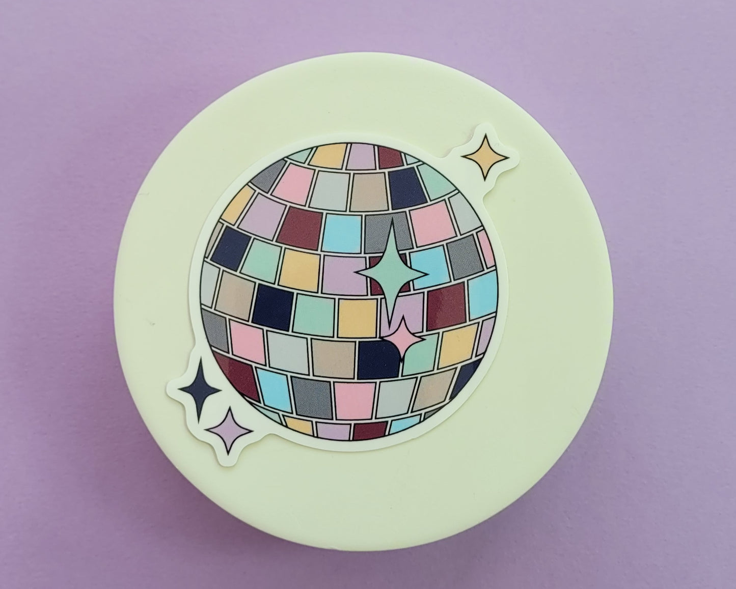 Taylor Swift ERAS Colours Disco Ball Sticker