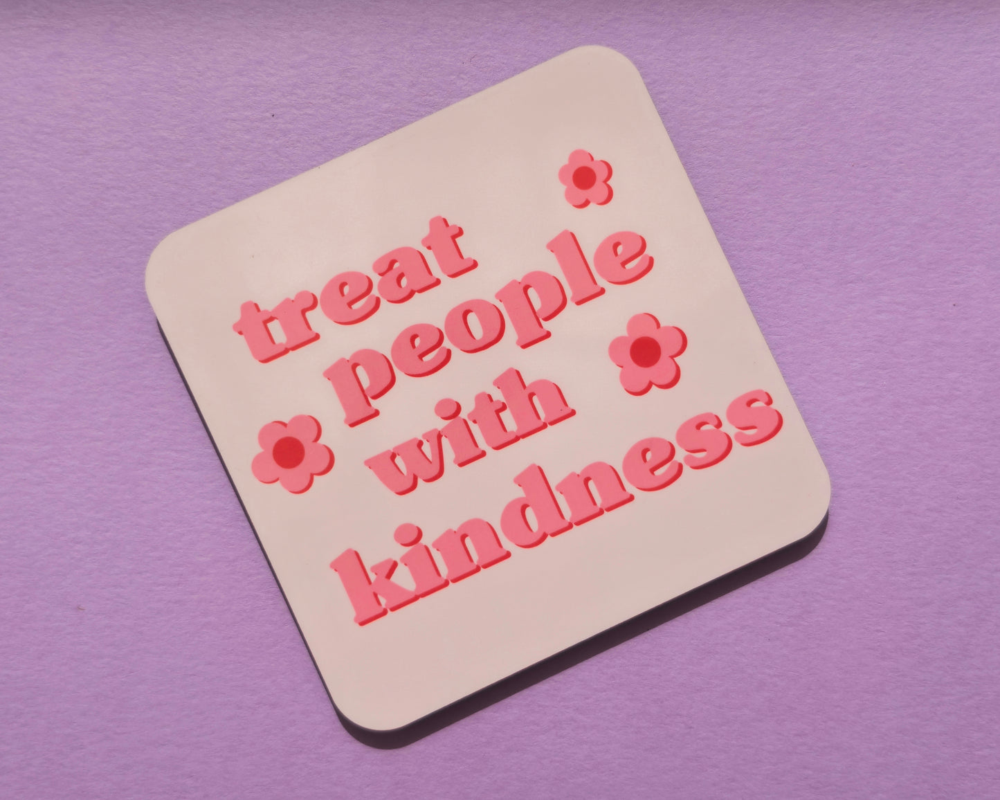 Treat People With Kindness Pink - Harry Styles Coaster