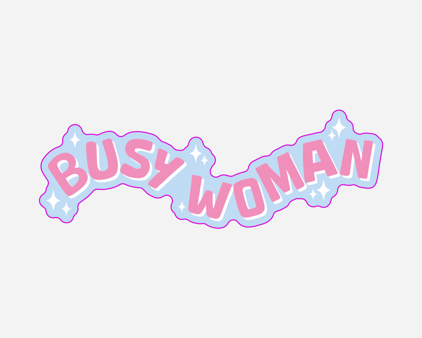 Busy Woman - Sabrina Carpenter Sticker