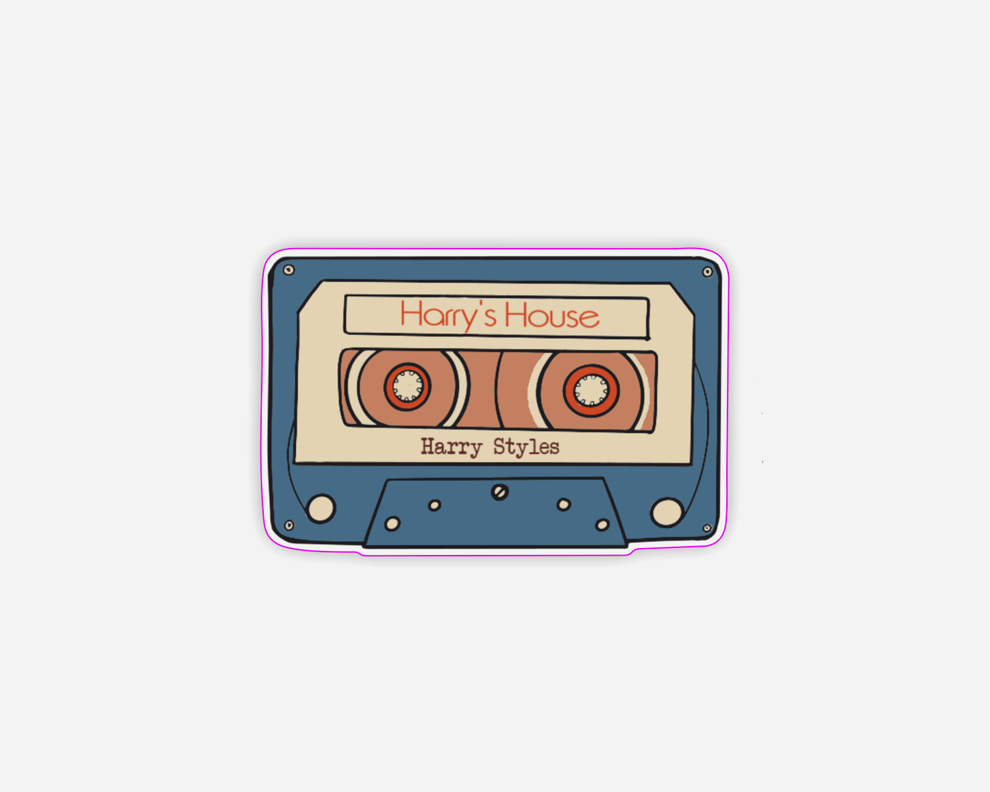 Harry's House Inspired Cassette Tape - Harry Styles Sticker
