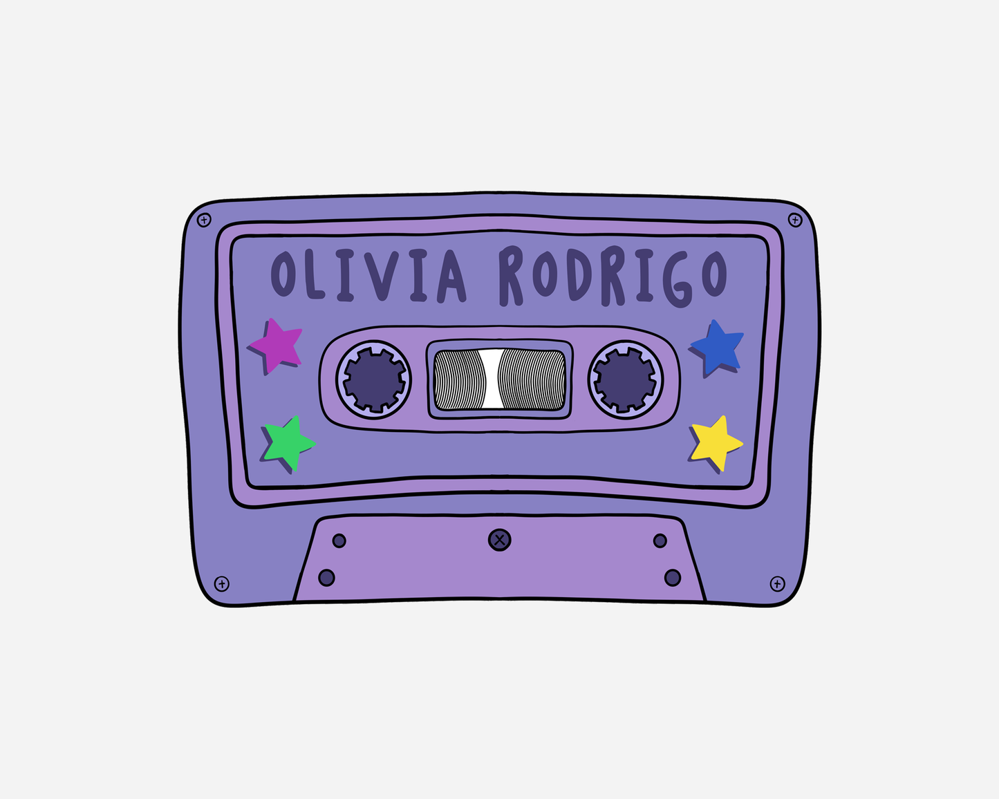 Olivia Rodrigo - Inspired Cassette Tape Sticker