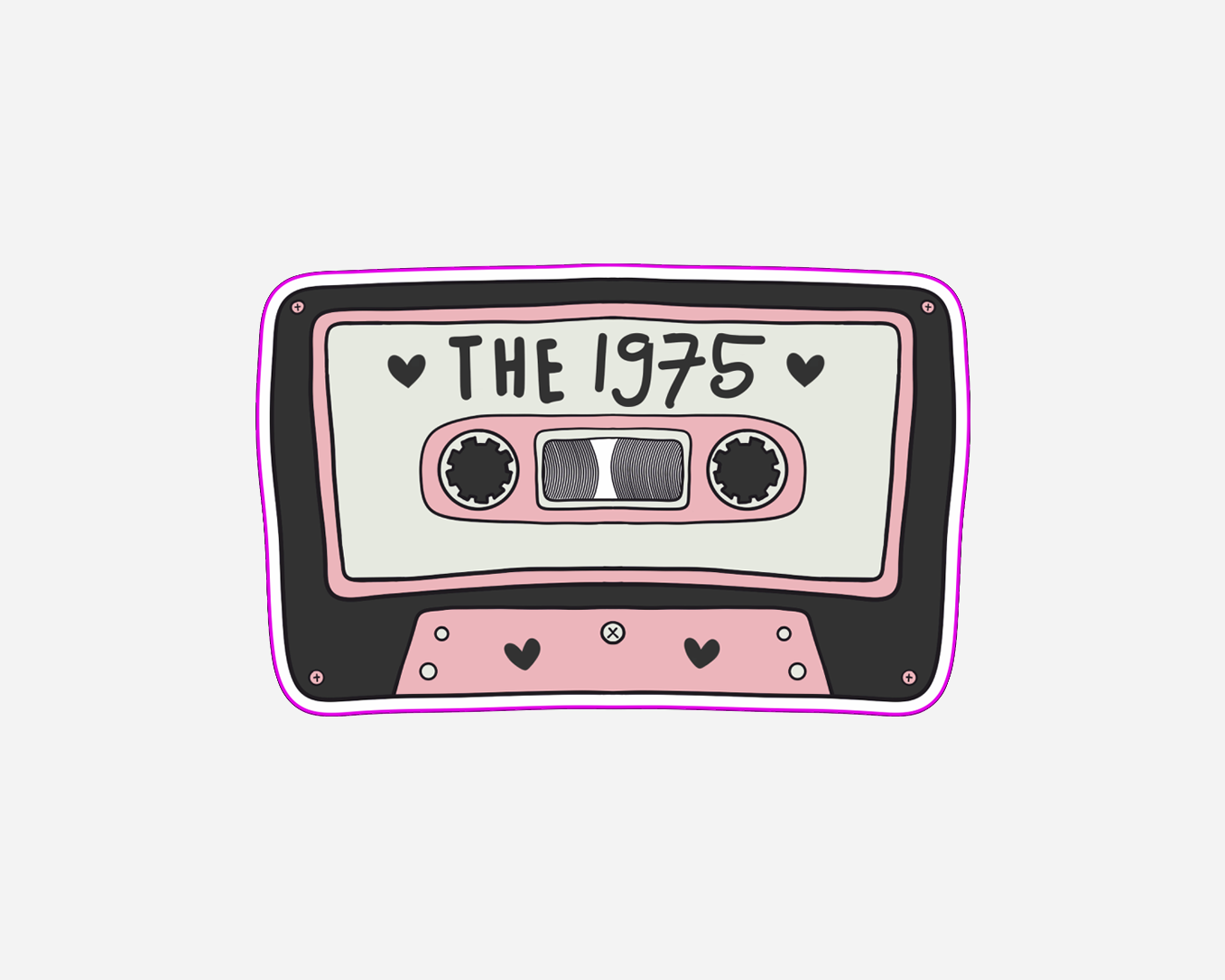 The 1975 - Inspired Cassette Tape Sticker