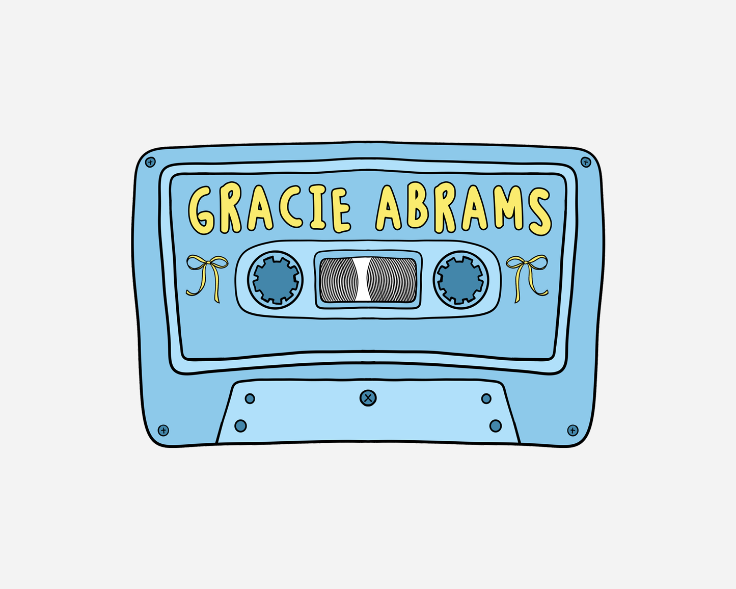 Gracie Abrams - Inspired Cassette Tape Sticker