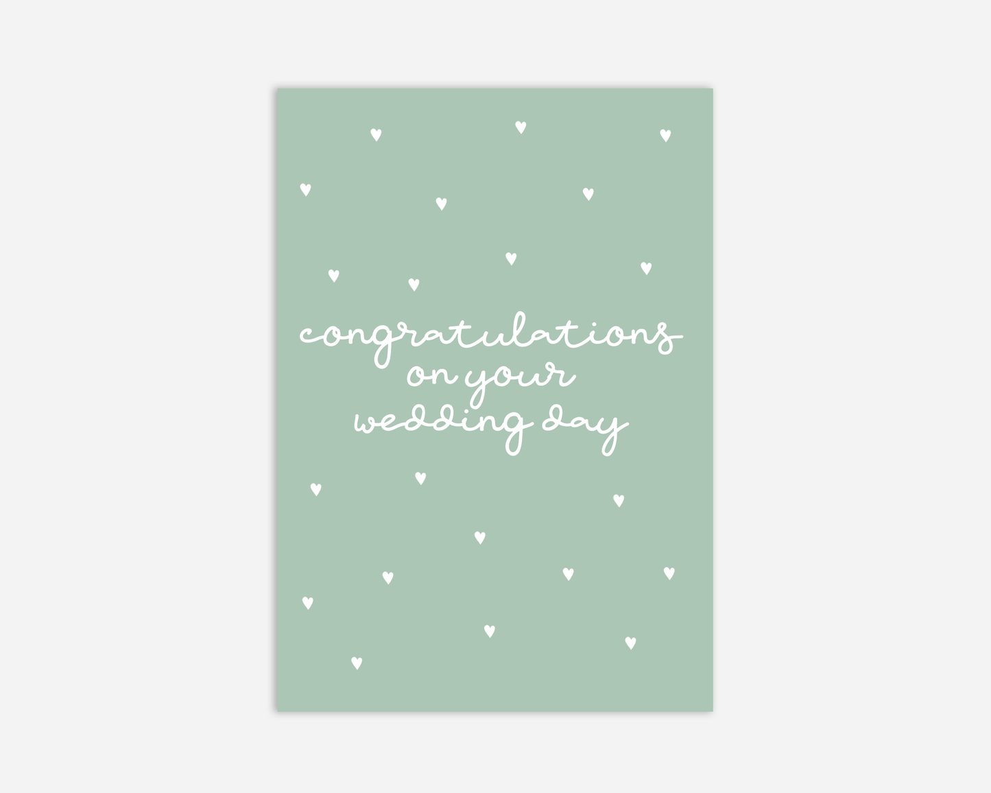 Congratulations On Your Wedding Day - Greeting Card