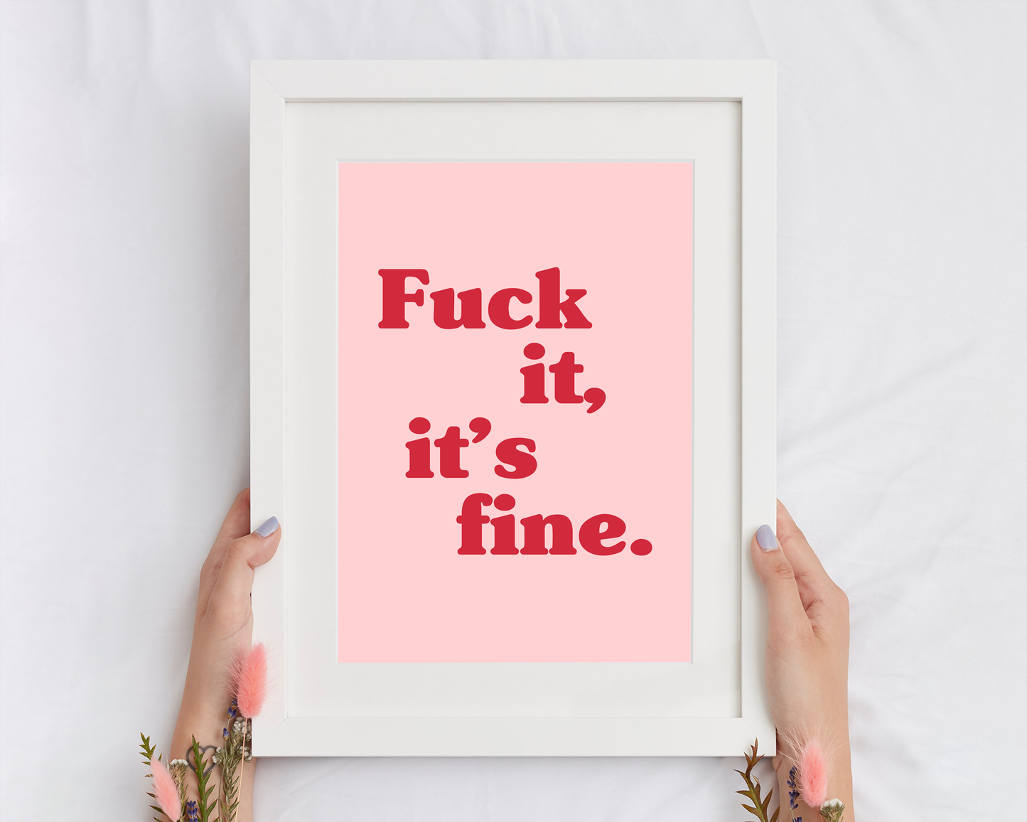 Fuck It It's Fine - Olivia Rodrigo Print