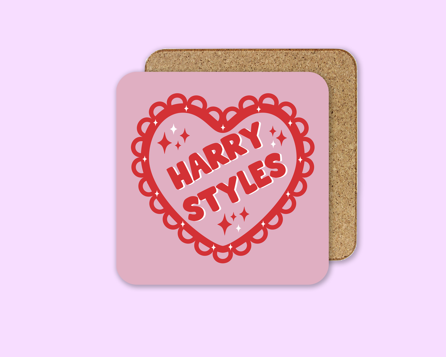 Harry Styles Heart - Harry Styles Coaster