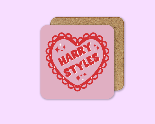 Harry Styles Heart - Harry Styles Coaster