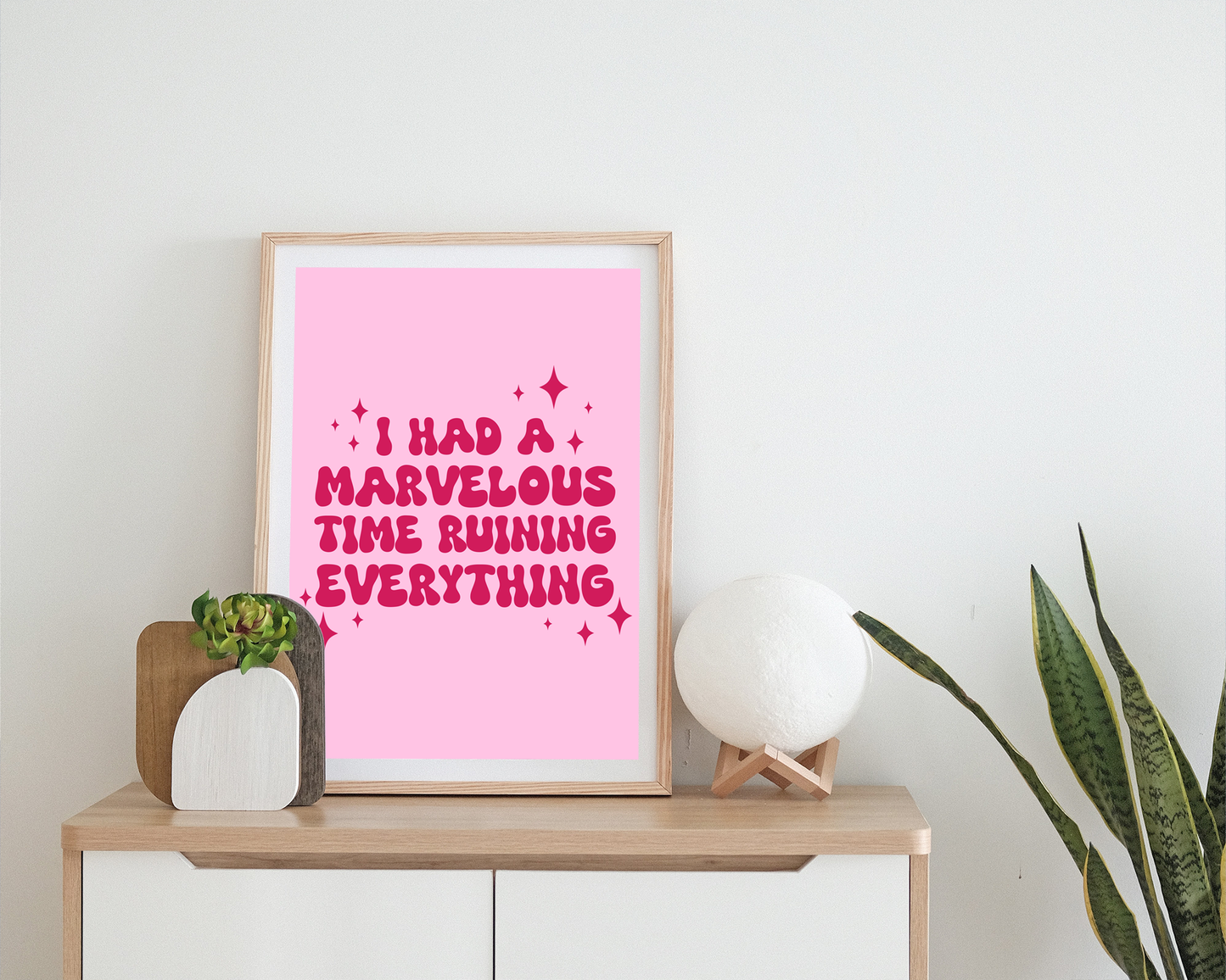 I Had A Marvellous Time Ruining Everything - Taylor Swift Folklore Print