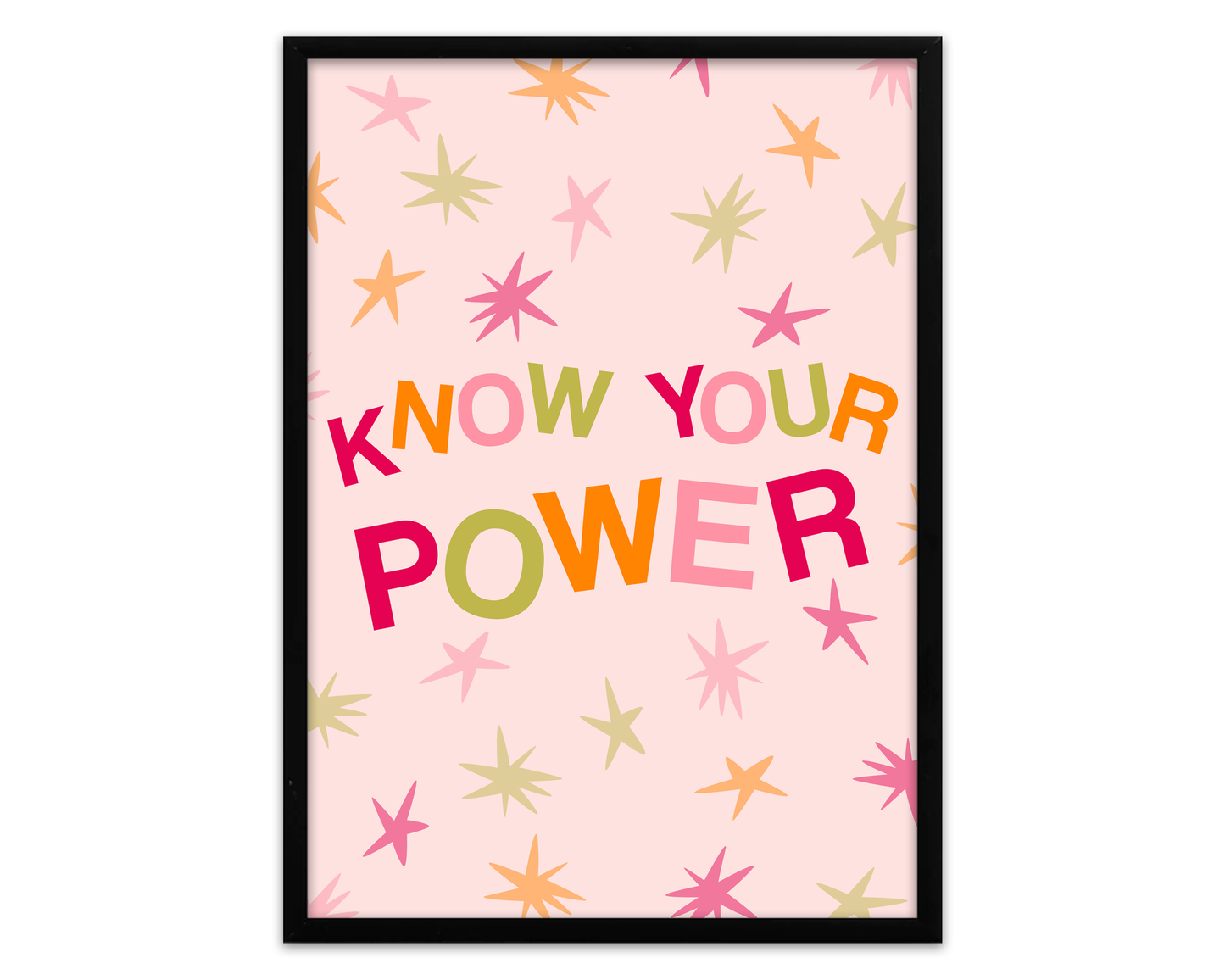 Know Your Power - Feminist Print