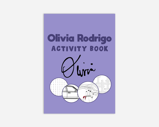 Olivia Rodrigo Activity Book