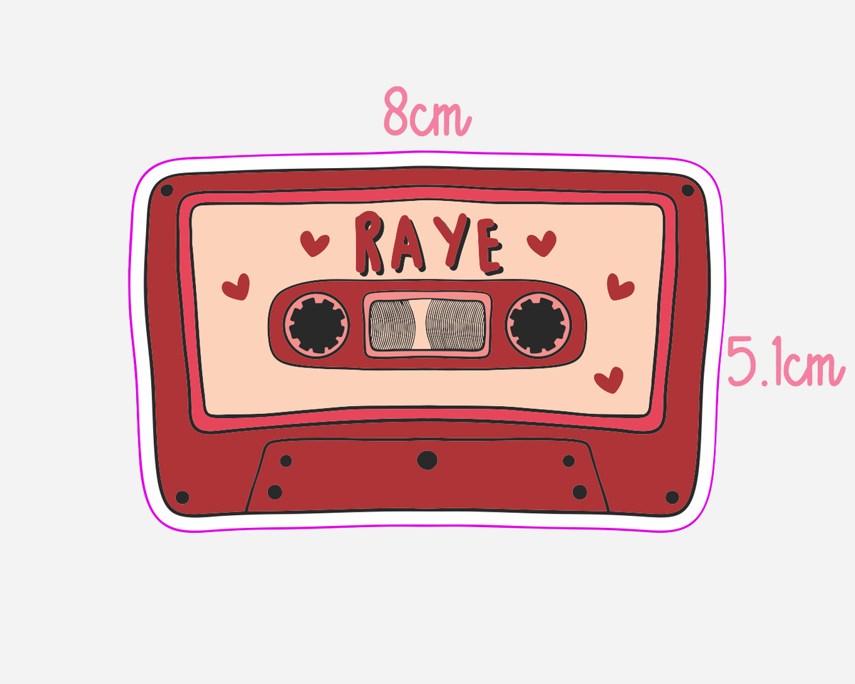 Raye Cassette Tape | Sticker