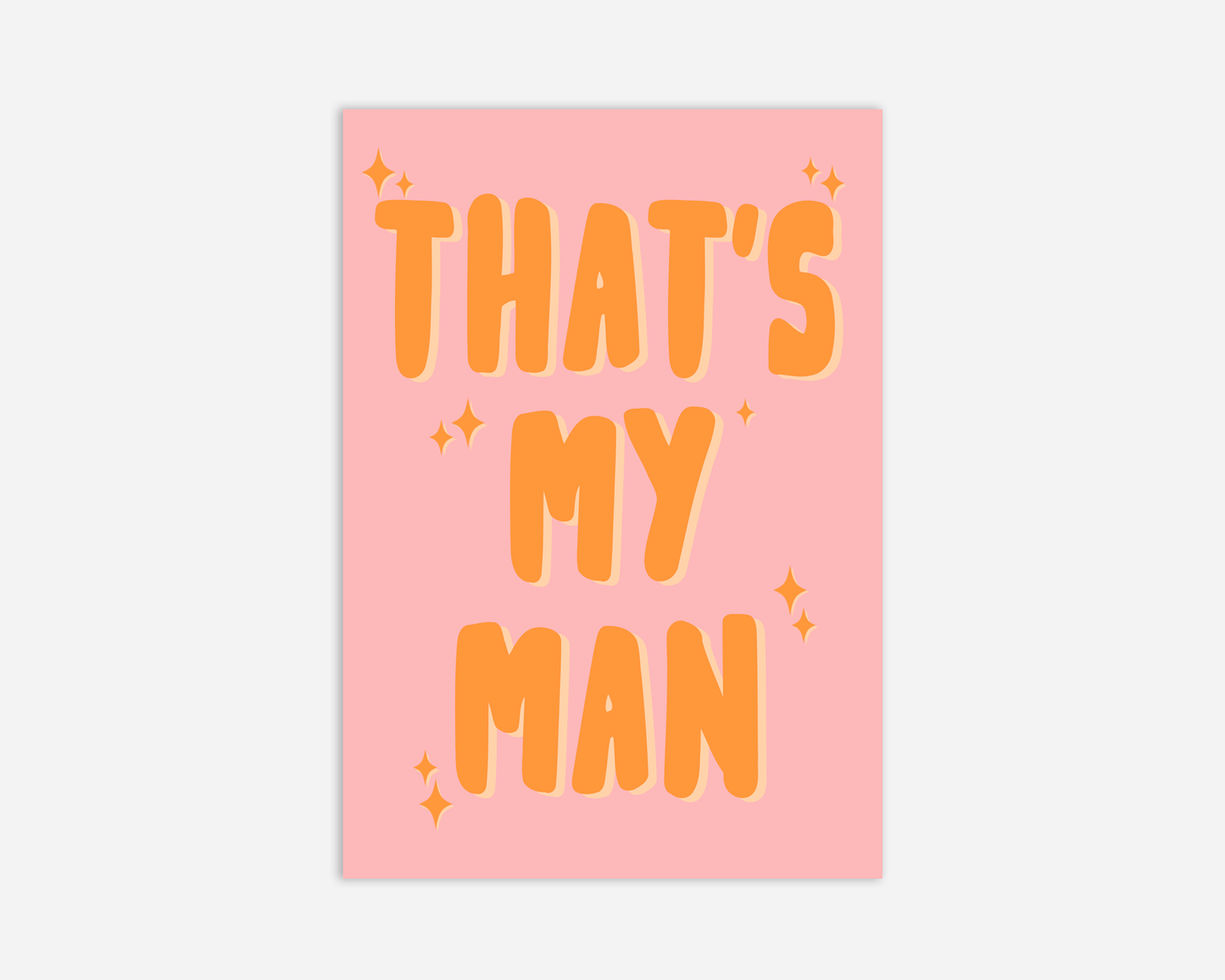That's My Man - Taylor Swift Card
