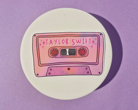 Taylor Swift - Inspired Cassette Tape Sticker