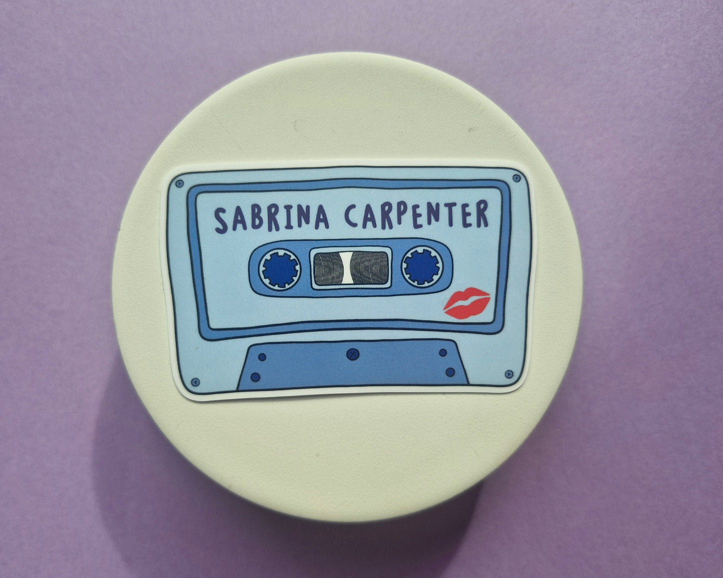 Sabrina Carpenter- Inspired Cassette Tape Sticker