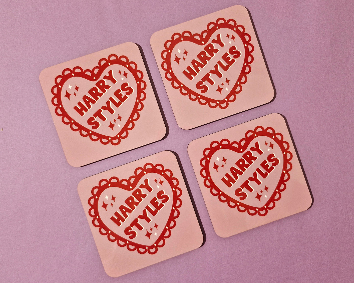 Harry Styles Heart - Harry Styles Coaster