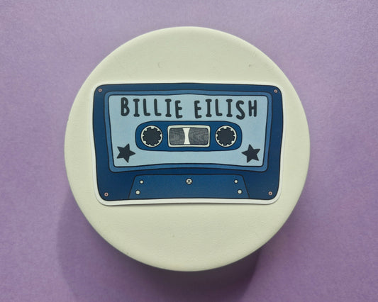 Billie Eilish - Inspired Cassette Tape Sticker