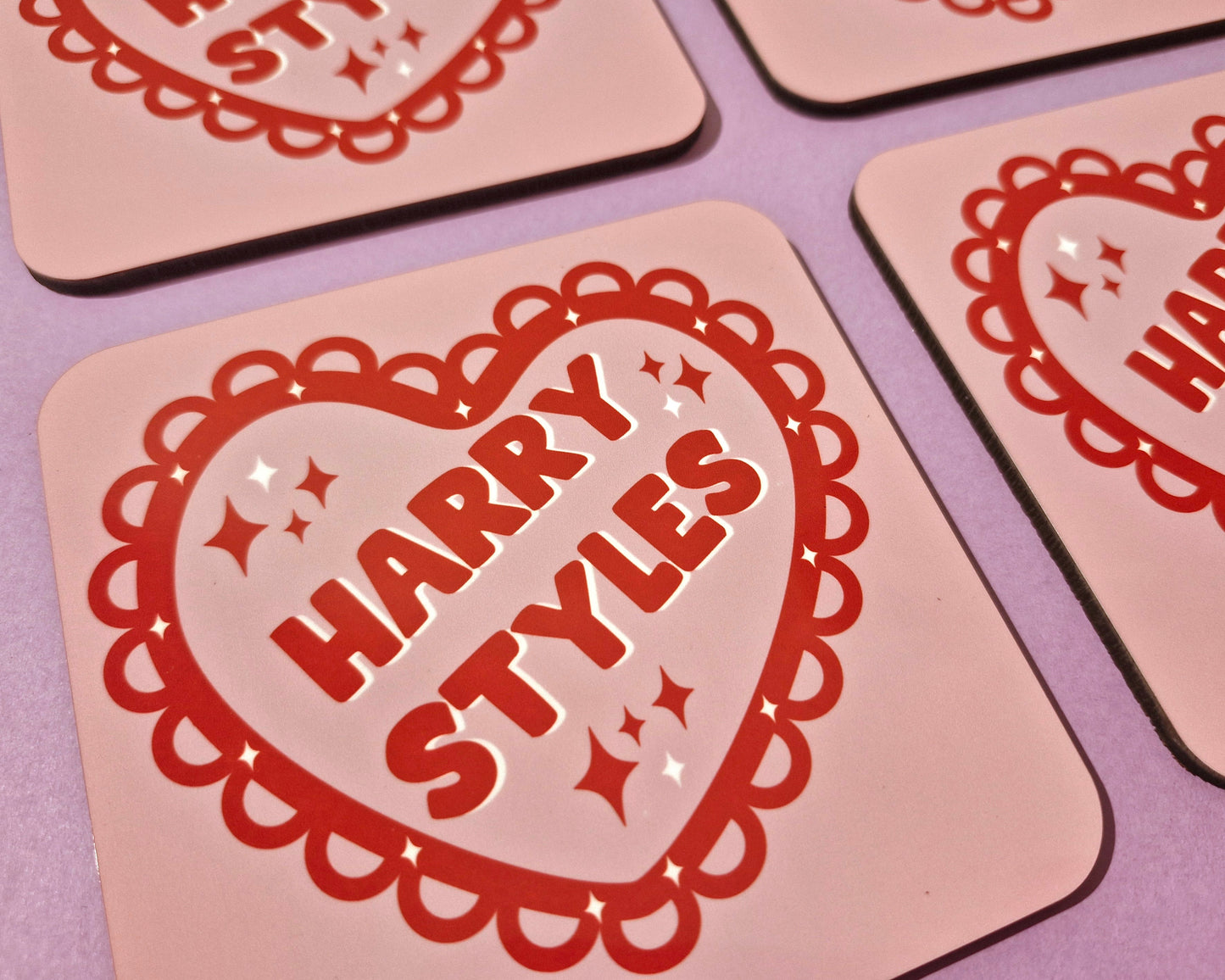Harry Styles Heart - Harry Styles Coaster