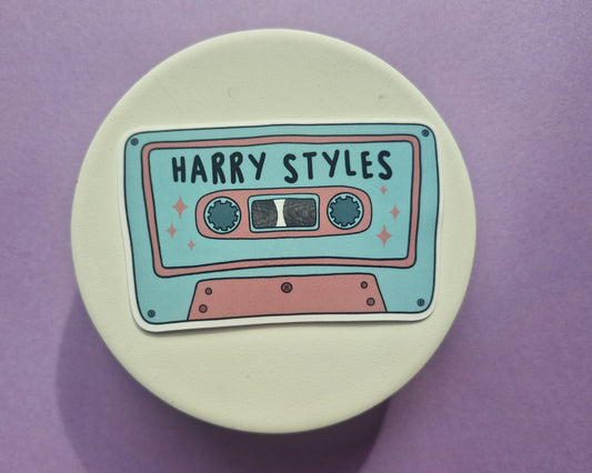 Harry Styles - Inspired Cassette Tape Sticker