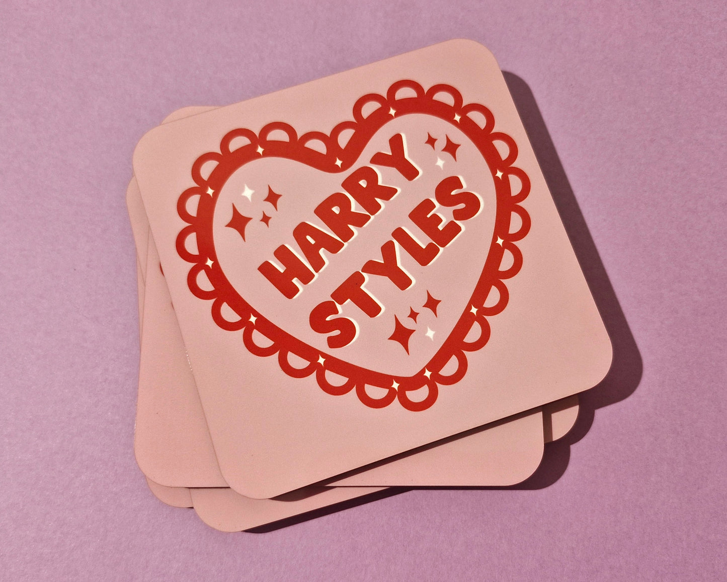 Harry Styles Heart - Harry Styles Coaster