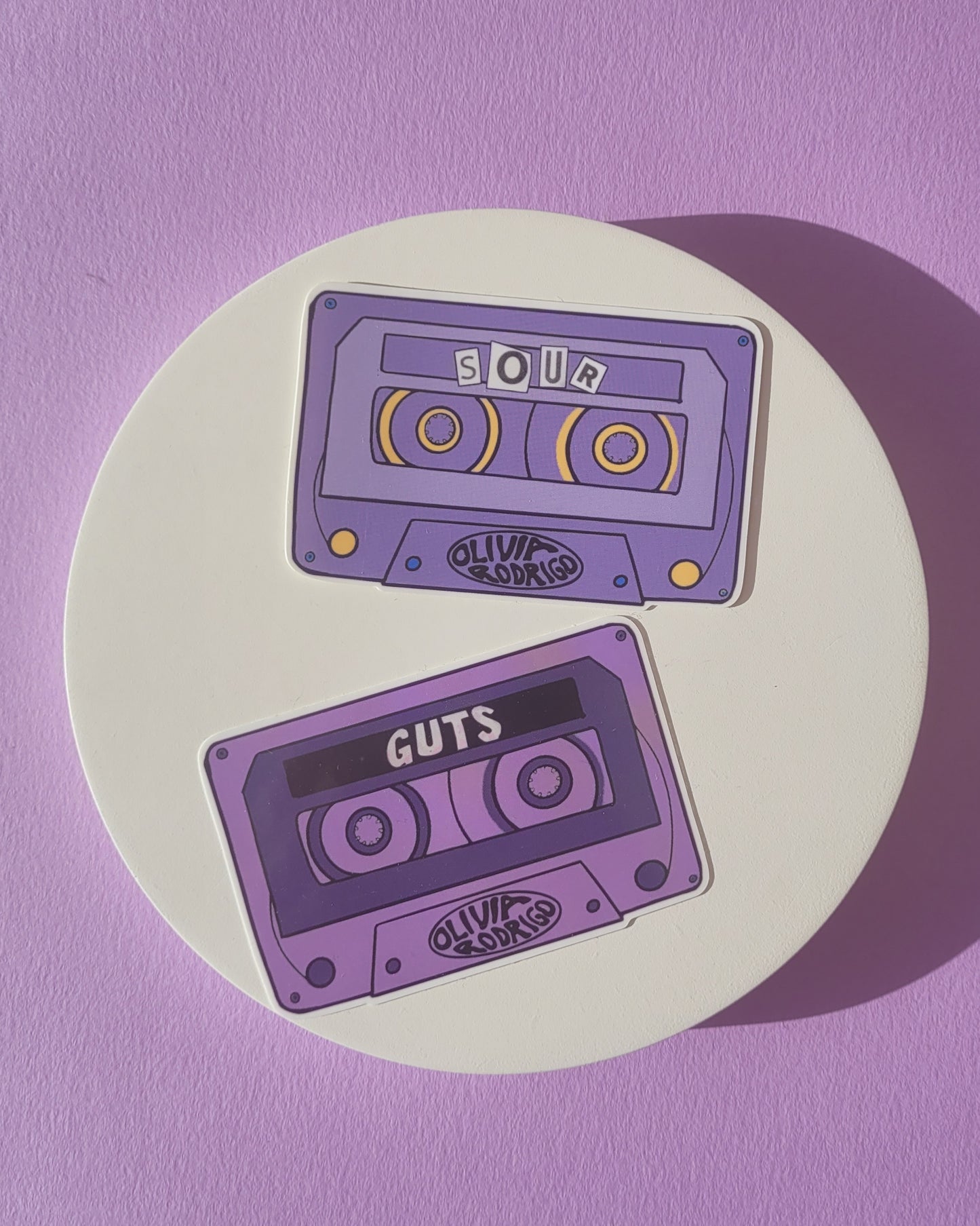 Guts Inspired Cassette Tape - Olivia Rodrigo Sticker