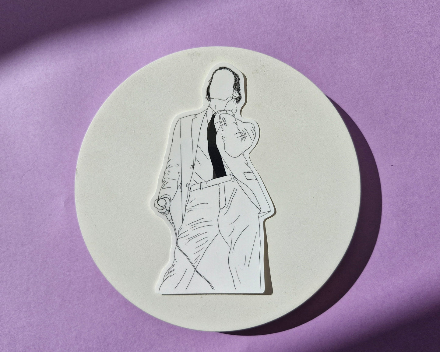 Matty Healy - 1975 Drawing - Sticker