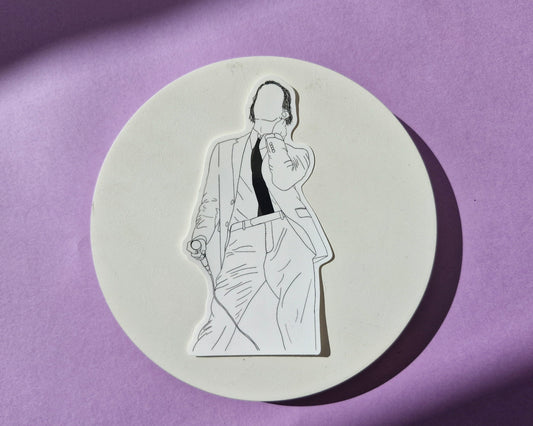 Matty Healy - 1975 Drawing - Sticker