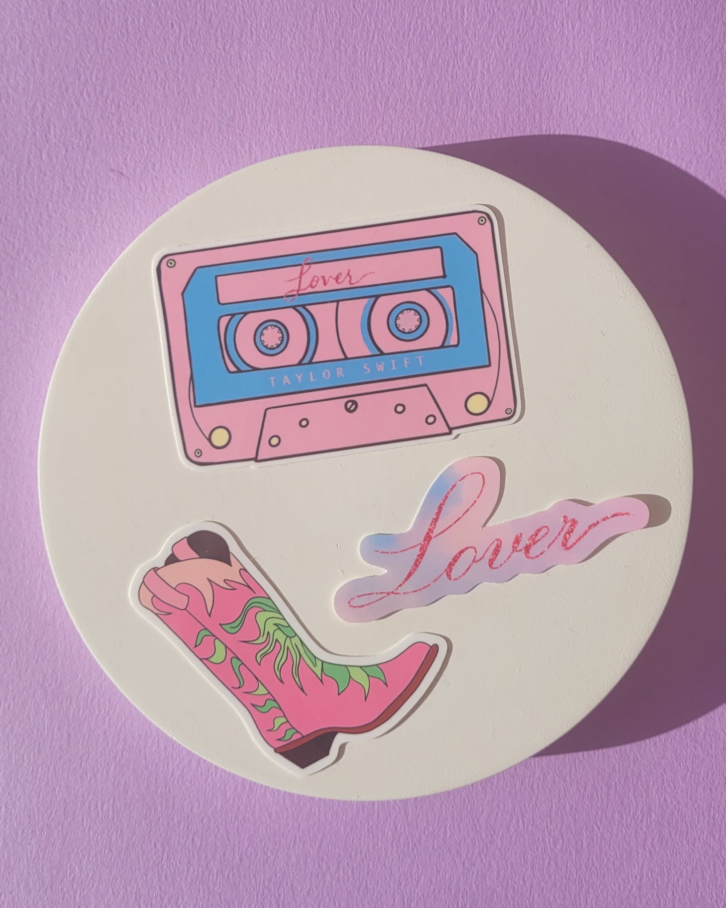 Lover Album Inspired Cassette Tape Sticker