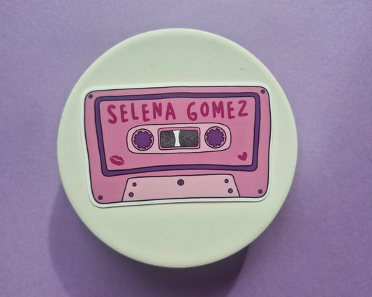 Selena Gomez - Inspired Cassette Tape Sticker