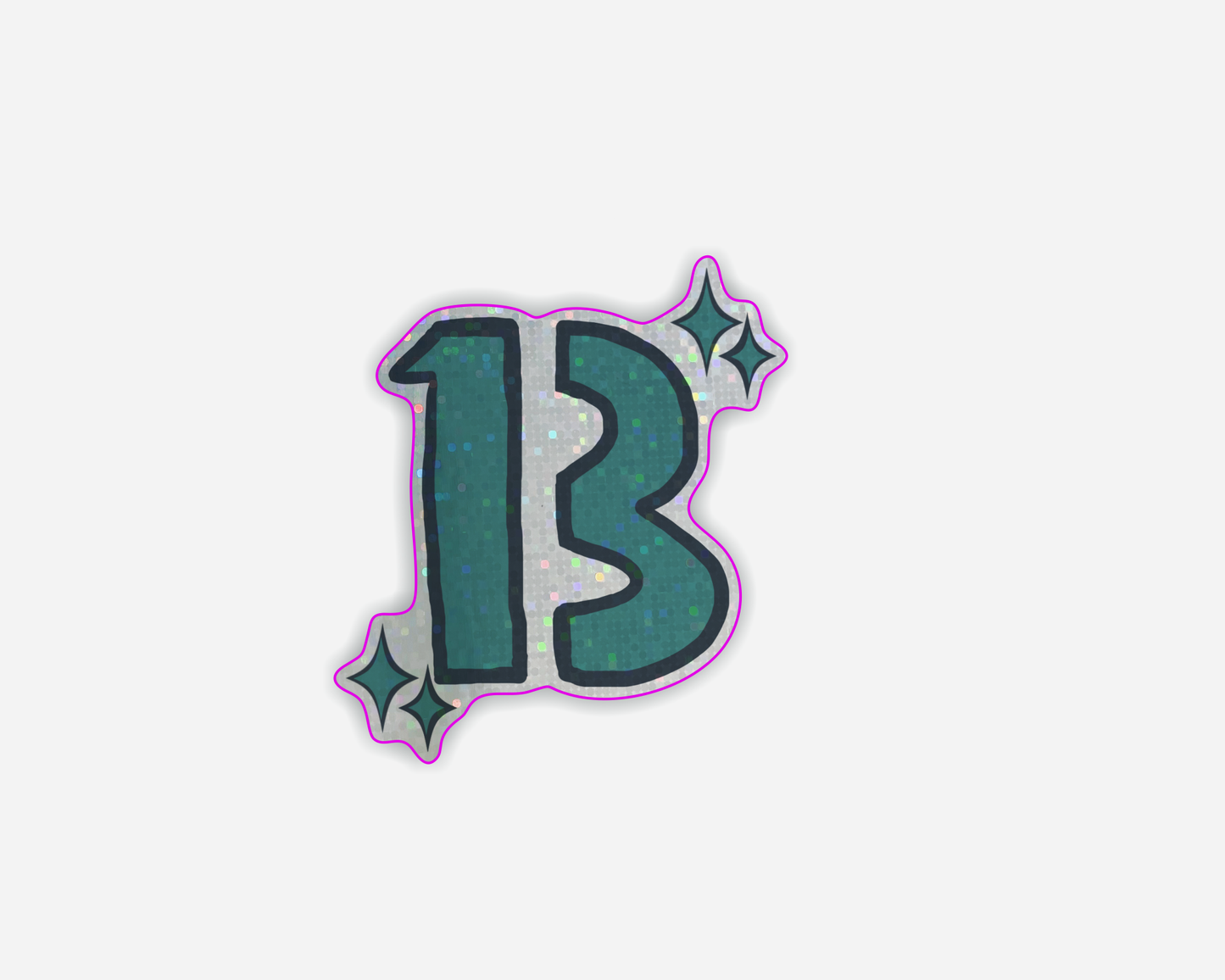 Taylor Swift Glittery 13 Sticker