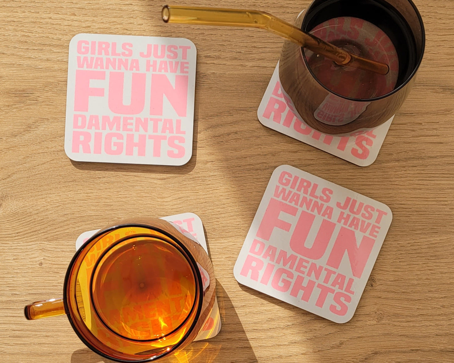 Girls Just Want To Have Fundamental Rights - Coaster