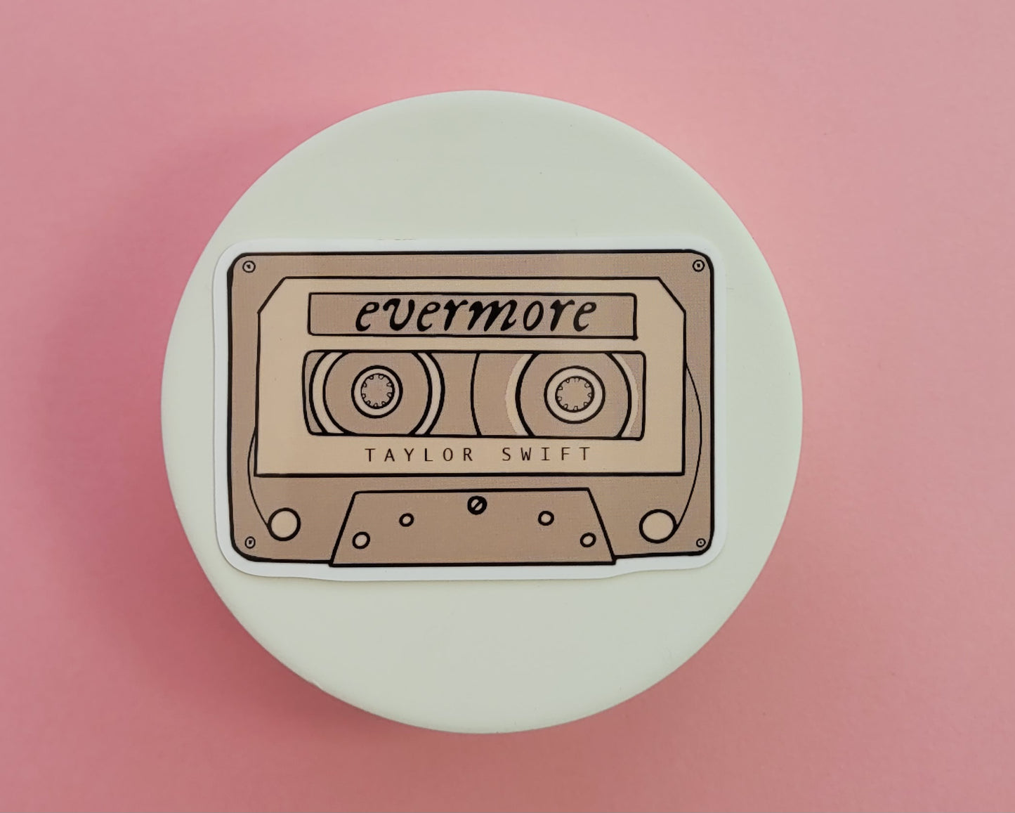 Evermore Album Inspired Cassette Tape Sticker