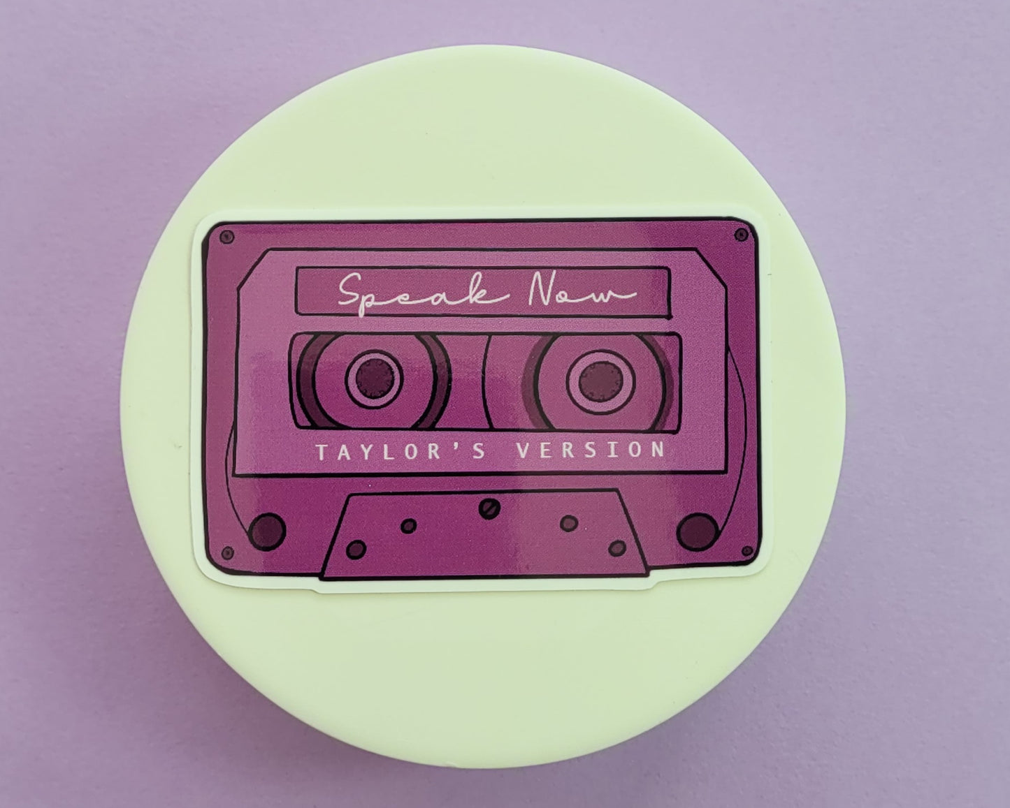 Speak Now Album Inspired Cassette Tape Sticker