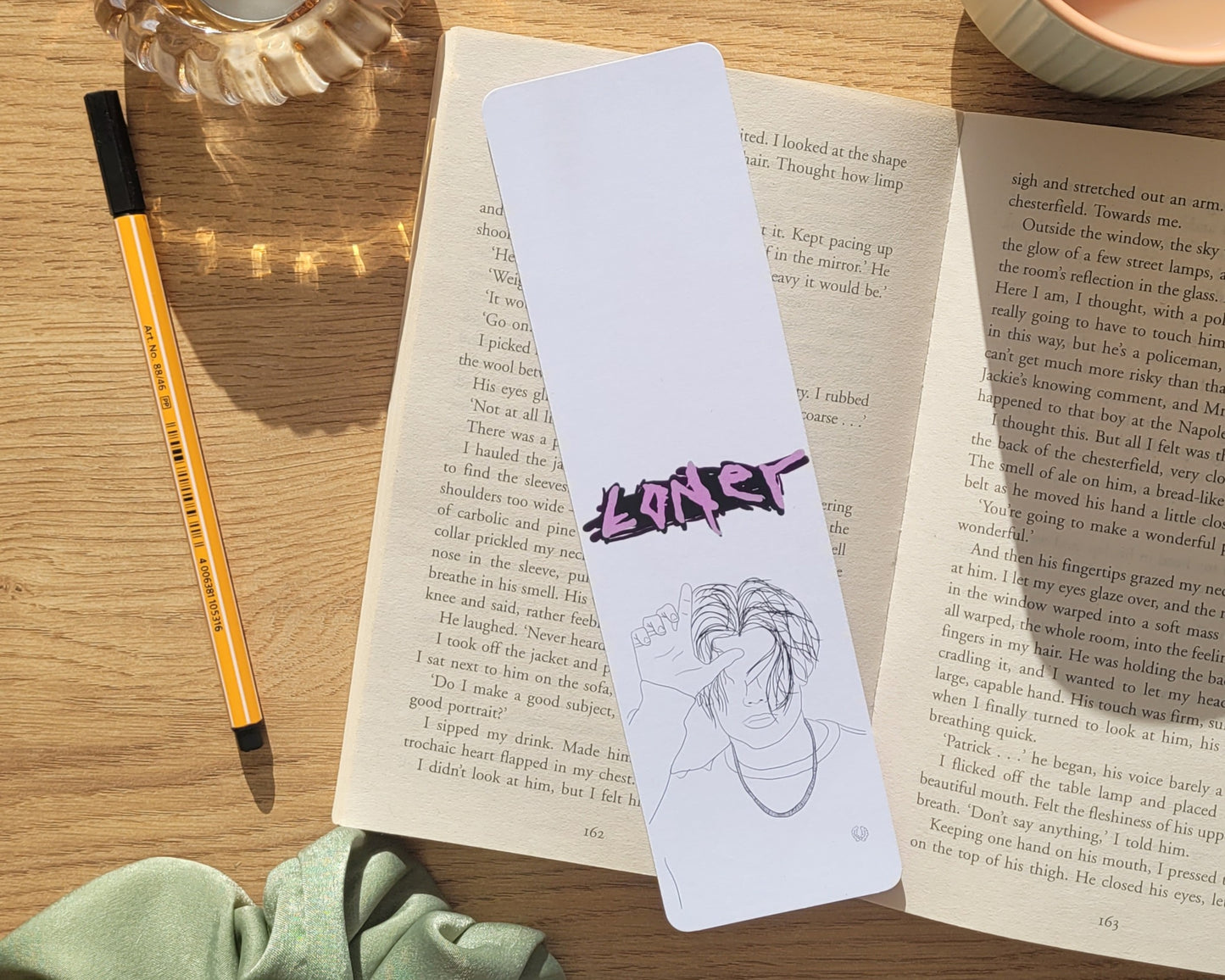 Yungblud Loner Drawing Bookmark