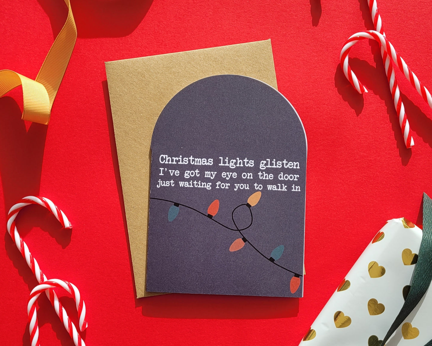 Christmas Lights Glisten - Greeting Card