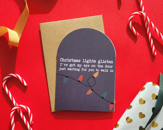 Christmas Lights Glisten - Greeting Card