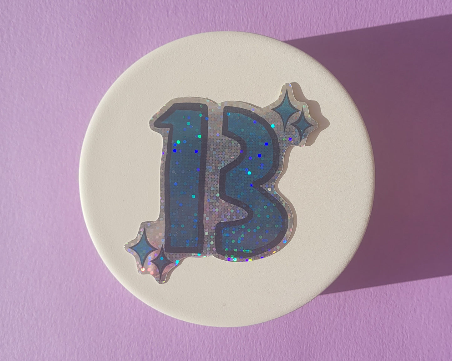 Taylor Swift Glittery 13 Sticker