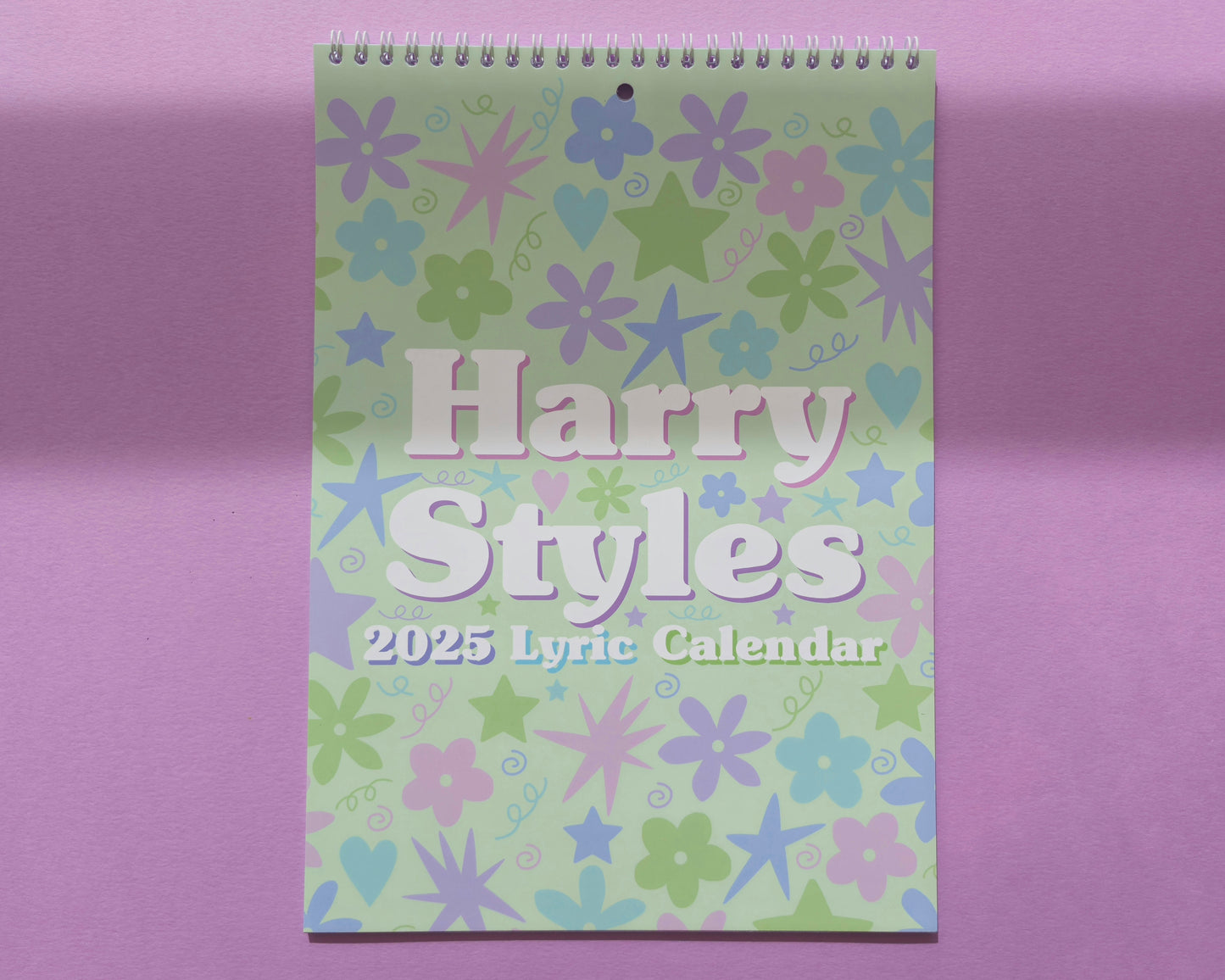 Harry Styles Lyric Wall Calendar 2025 - A4