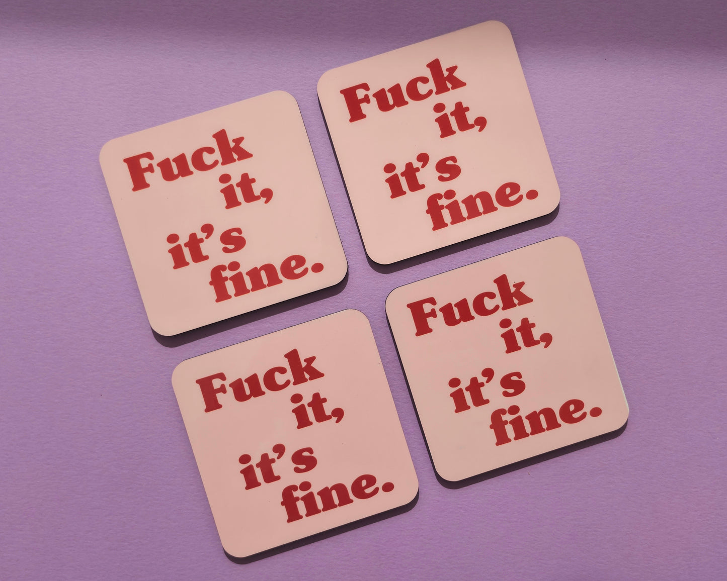 Fuck It It's Fine - Olivia Rodrigo Coaster