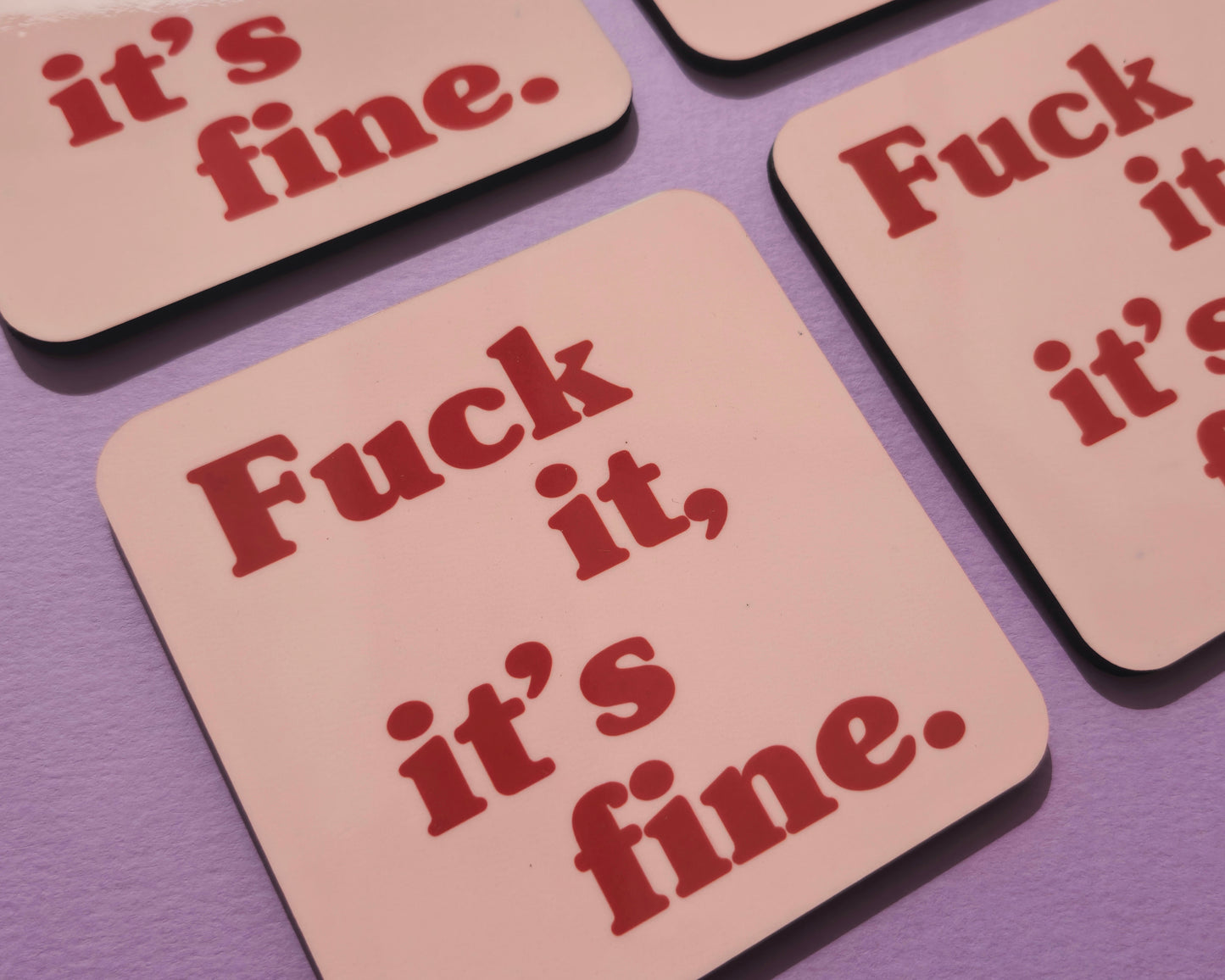 Fuck It It's Fine - Olivia Rodrigo Coaster