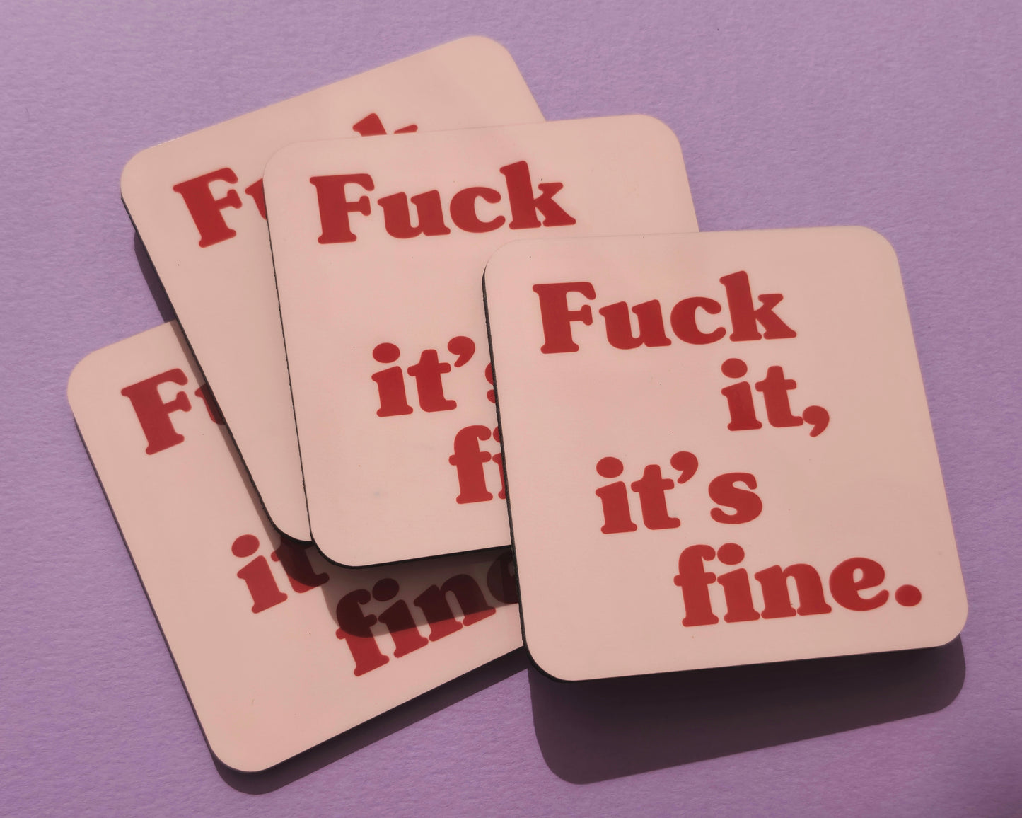 Fuck It It's Fine - Olivia Rodrigo Coaster