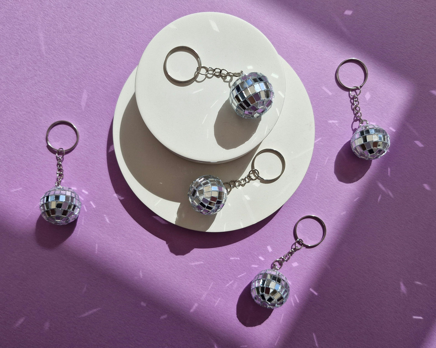 Disco Ball Keyring