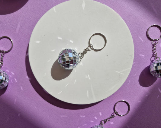 Disco Ball Keyring