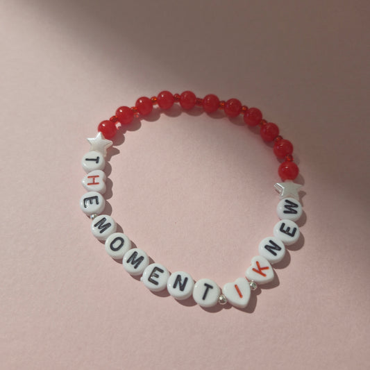 The Moment I Knew - Red - Taylor Swift Friendship Bracelet