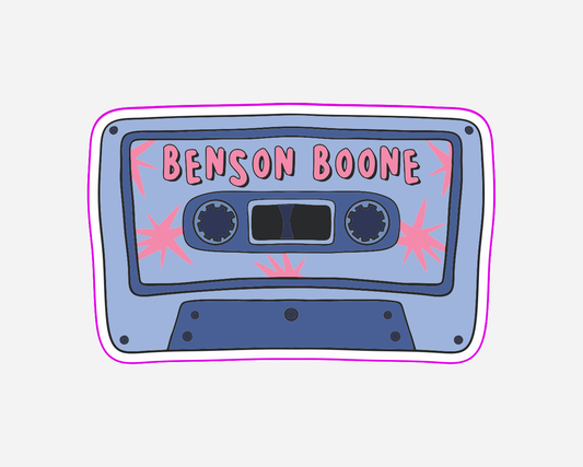 Benson Boone Cassette Tape | Sticker
