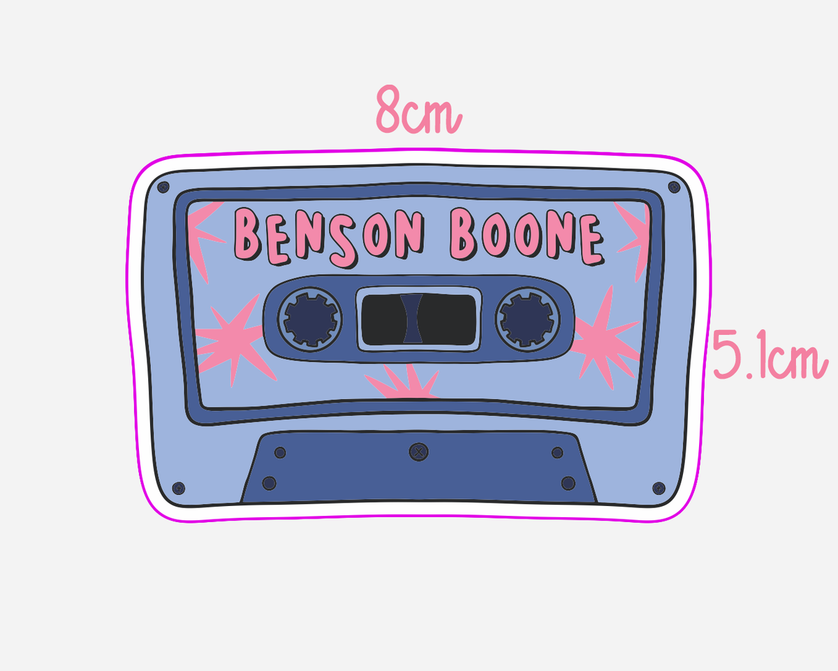 Benson Boone Cassette Tape | Sticker