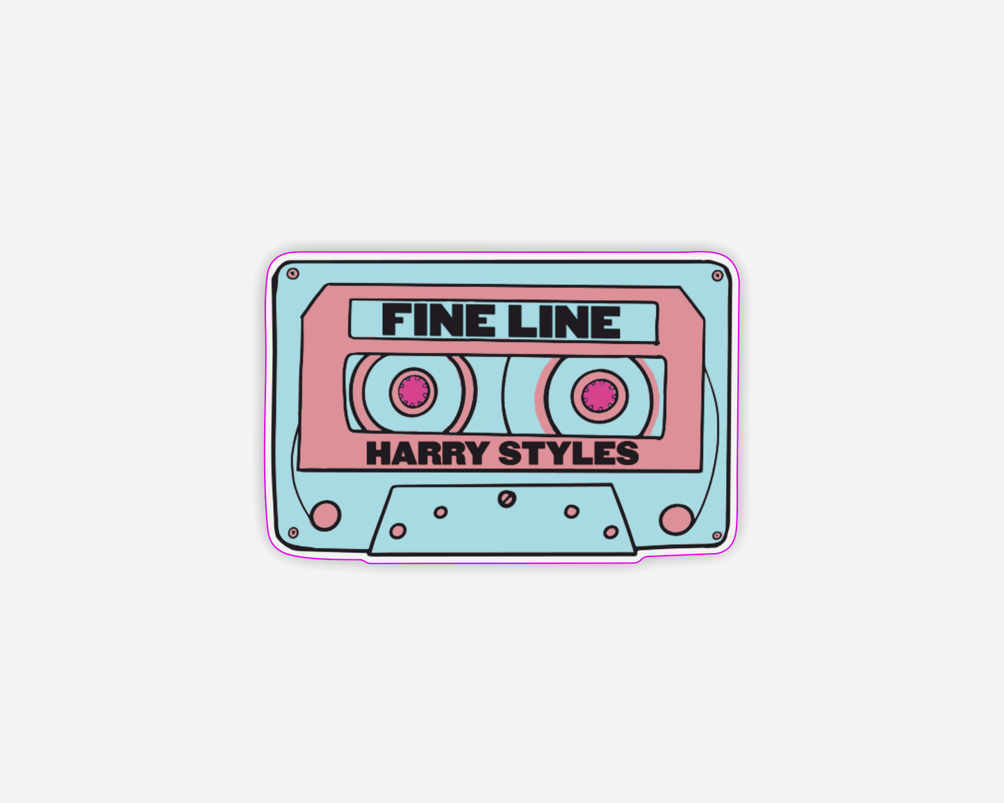 Fine Line Inspired Cassette Tape - Harry Style Sticker