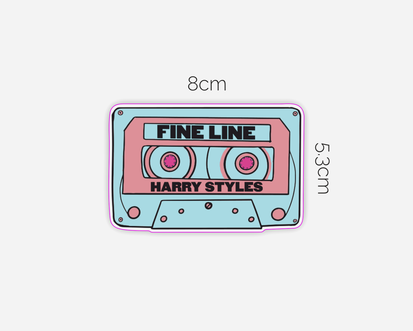 Fine Line Inspired Cassette Tape - Harry Style Sticker